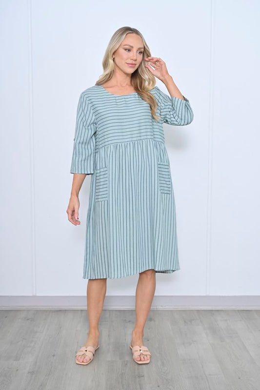 Georgie Dress - Teal