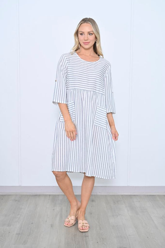 Georgie Dress - White