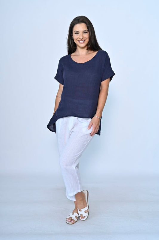 Sophia Top - Navy