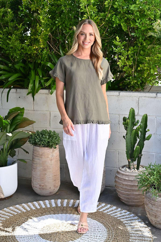 Tabitha Top - Khaki