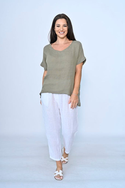 Sophia Top - Khaki