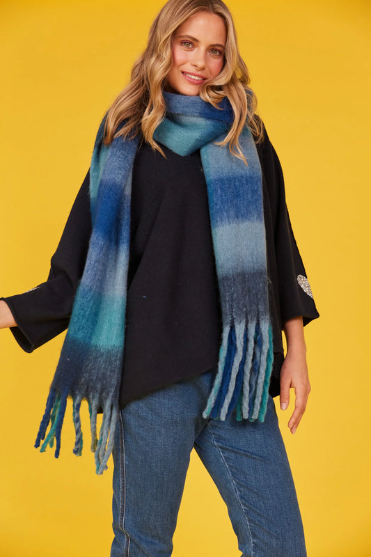 Launder Scarf - Light Blue/Dark Blue