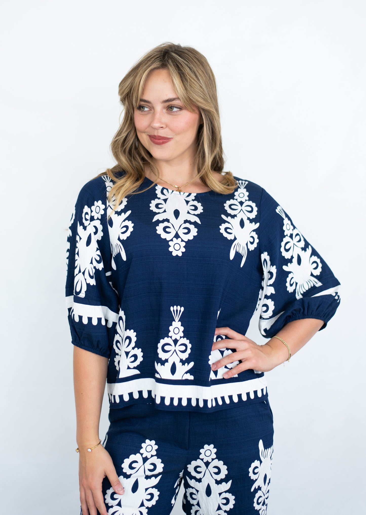 Zahara Top Navy