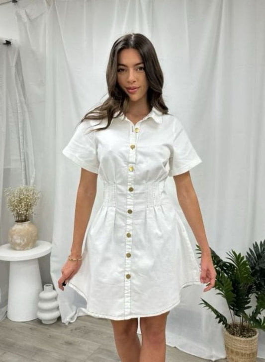 Nikki Dress - White