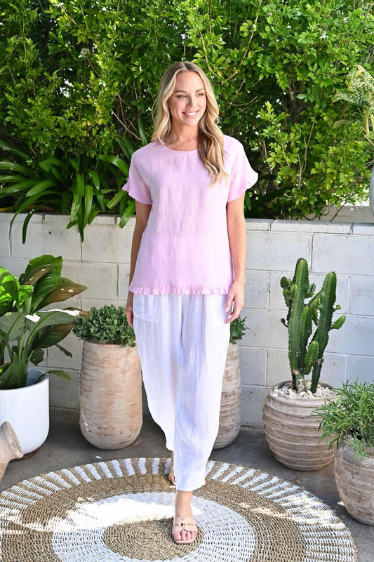 Tabitha Top - Baby Pink