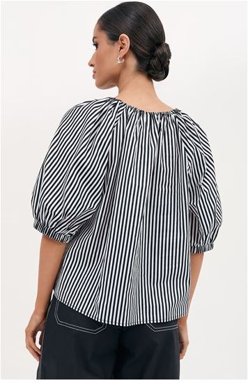 Odessa Top - Black and White